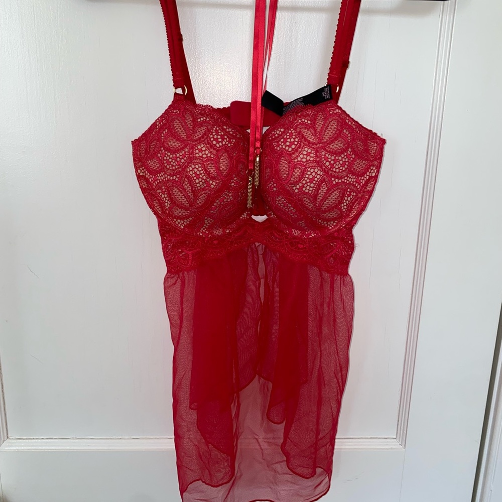 VS hot pink babydoll